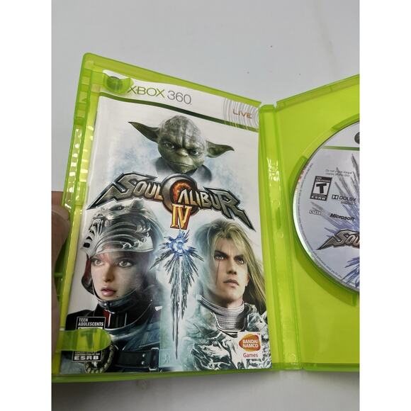 Soul Calibur IV (Microsoft Xbox 360, 2008) Complete CIB with Manual - Picture 6 of 10